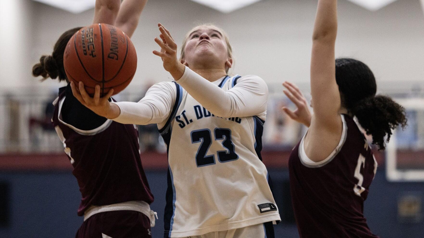 St. Dominic wears down St. Charles West, advances to second round of Christmas Tournament